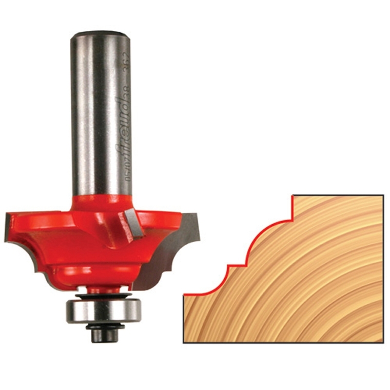 Freud&reg; Quadra-Cut&trade; Cove and Bead Router Bits - 1/4" Shank - full pic 