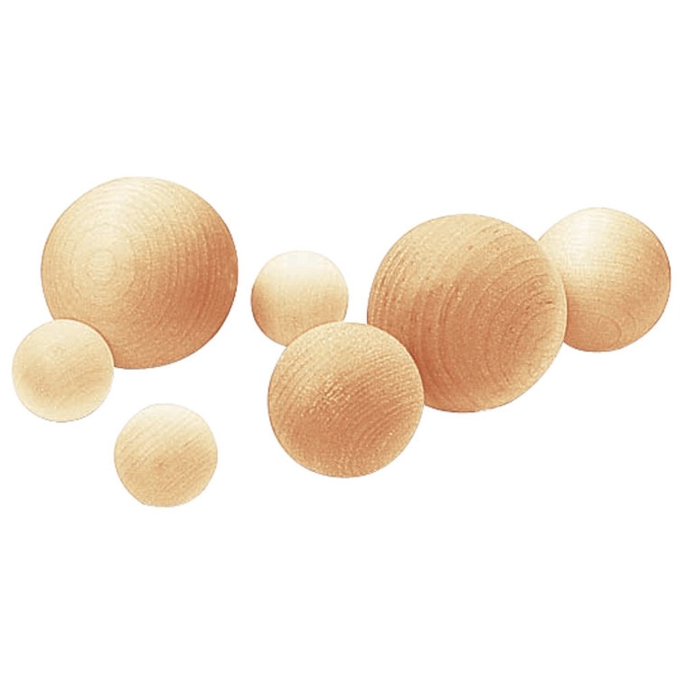 Hardwood Balls (Choose from 1" to 3" diameter) - full pic 