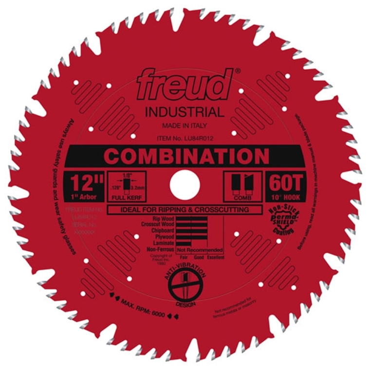 Freud&reg; LU84R Industrial Combination Saw Blades - full pic 