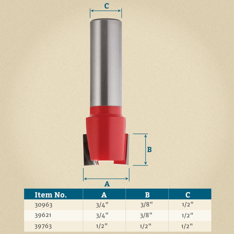 Freud&reg; Mortising Router Bits - 1/2" Shank - full pic 