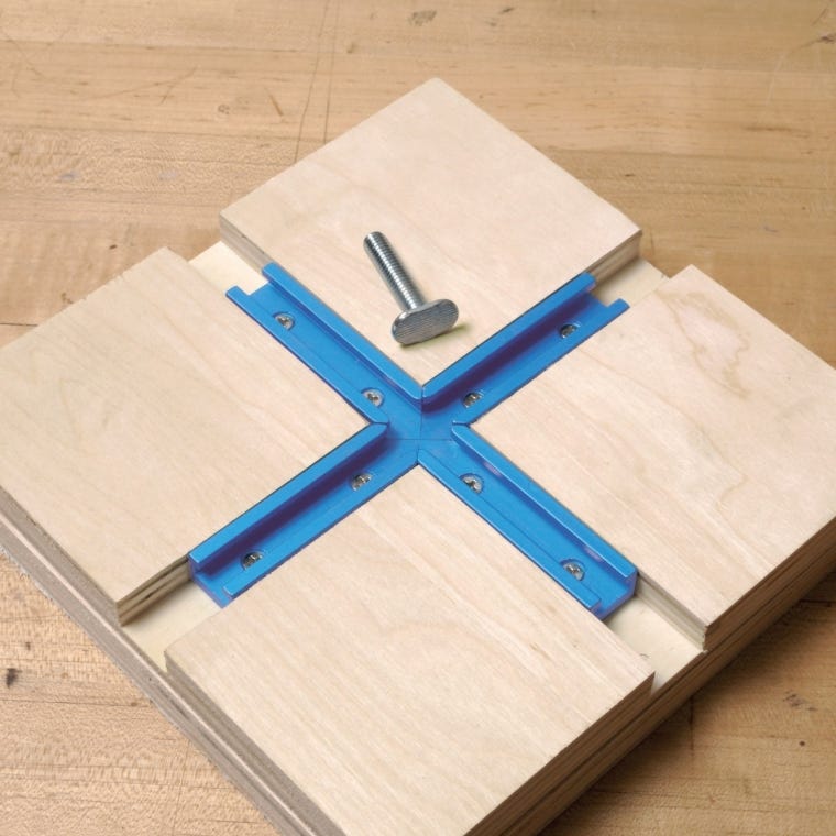 Rockler T-Track Intersection Kit - full pic 