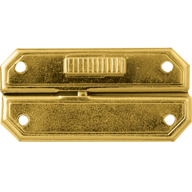 Brass Jewelry Box Draw/Snap Catch - main pic
