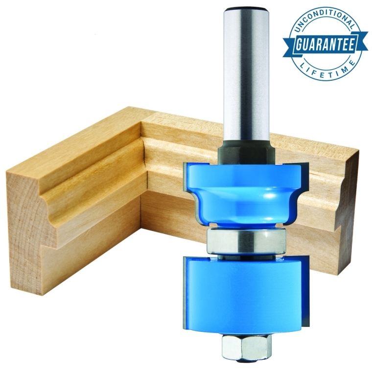 Rockler Reversible Sash & Door Assembly Router Bit - 1-3/8" Dia x 1-3/4" H x 1/2" Shank - main pic