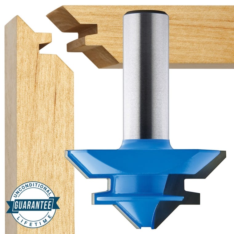 Rockler 45&deg; Lock Miter Router Bits - 1/2'' Shank - main pic