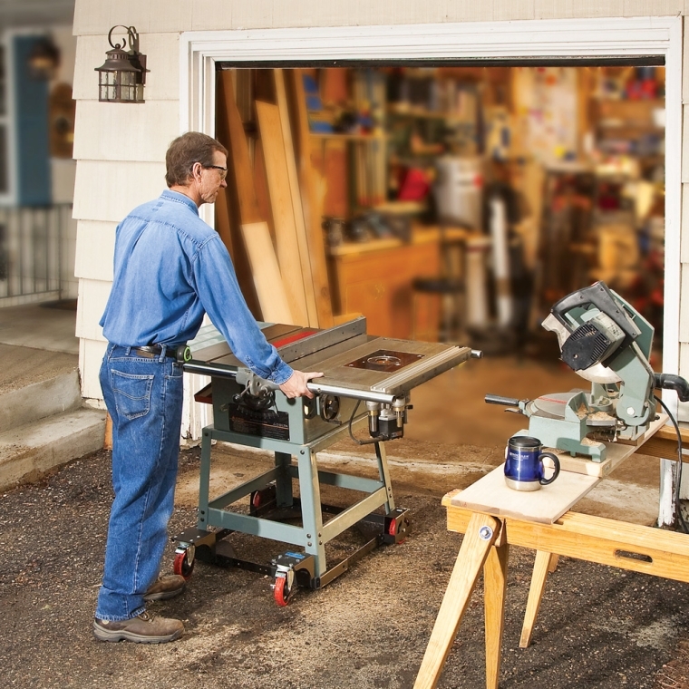 Rockler All-Terrain Mobile Base, Holds up to 800 lbs! - full pic 