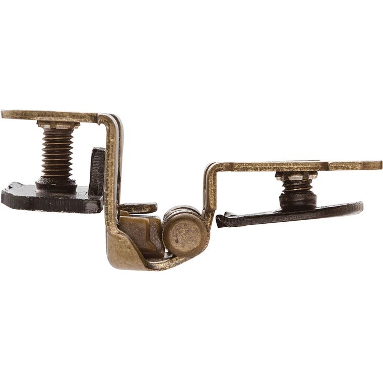 Overlay Double Demountable Hinges - full pic 