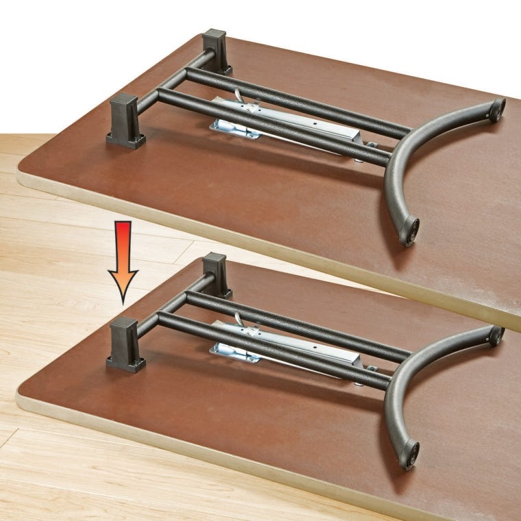 Folding / Stacking Banquet Table Legs - full pic 