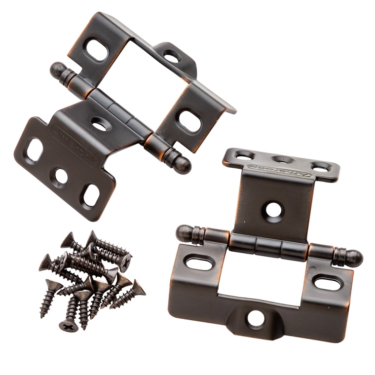 Ball-Tip Full Back-to-Back Wrap-Around Inset Hinges - full pic 