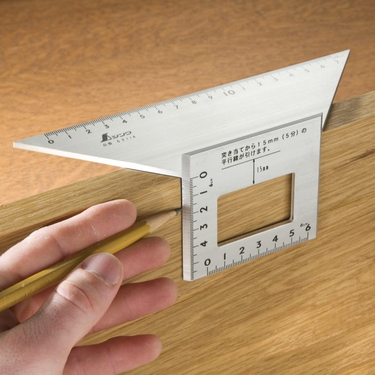 45&deg;-90&deg;-45&deg; Saddle Square and Miter - full pic 
