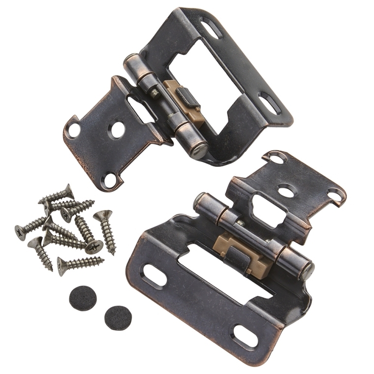 Overlay Hinges &mdash; 1/2" Overlay - full pic 