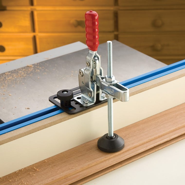Rockler T-Track Toggle Clamp Mounting Plate - full pic 