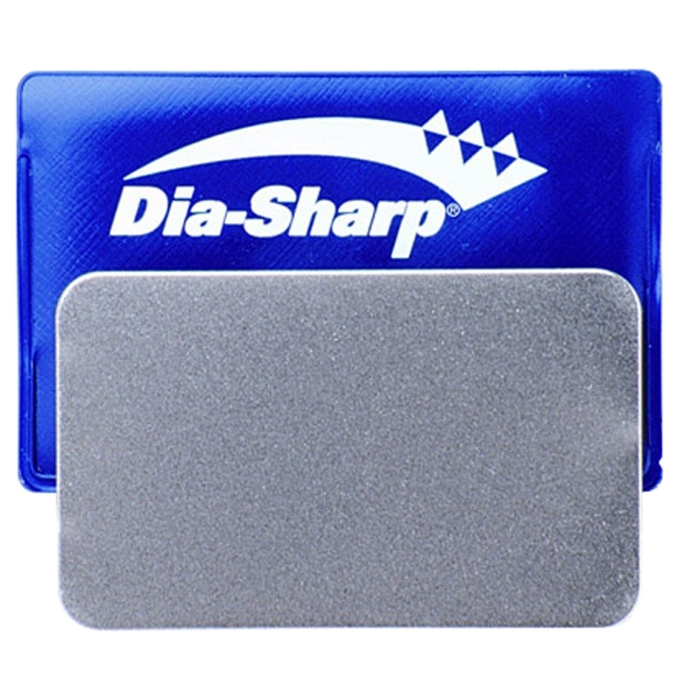 3-1/4" x 2" Wallet-Sized Diamond Sharpening Stone - full pic 