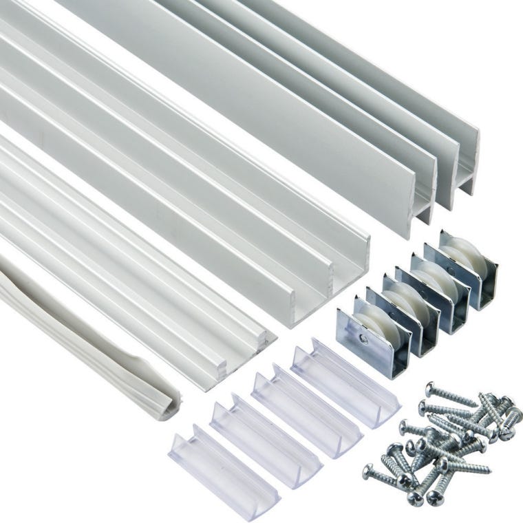 E-Z Glide Tracks-Aluminum - full pic 