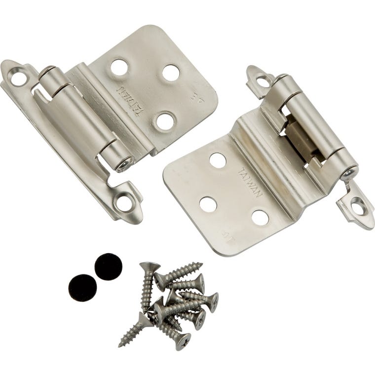 Surface-Mount 3/8" Inset Hinge, Pair - full pic 