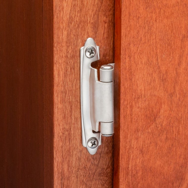 Surface-Mount 3/8" Inset Hinge, Pair - full pic 