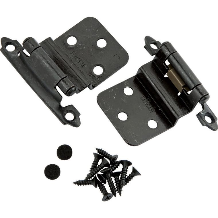 Surface-Mount 3/8" Inset Hinge, Pair - full pic 