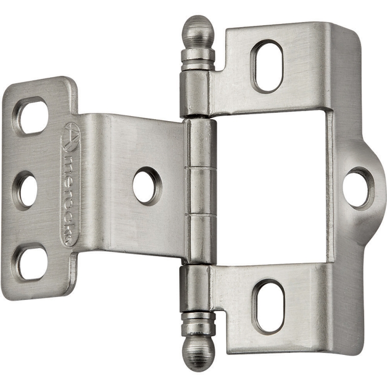 Ball-Tip Full Back-to-Back Wrap-Around Inset Hinges - full pic 