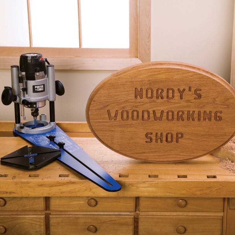 Rockler Ellipse/Circle Cutting Jig for Routers - full pic 
