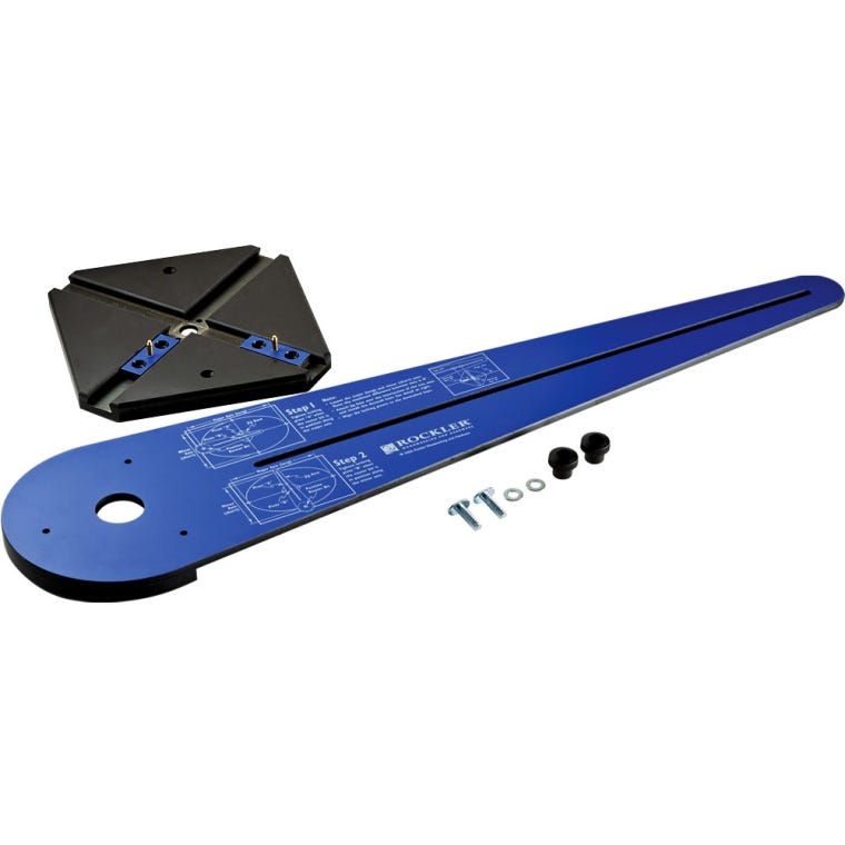 Rockler Ellipse/Circle Cutting Jig for Routers - full pic 