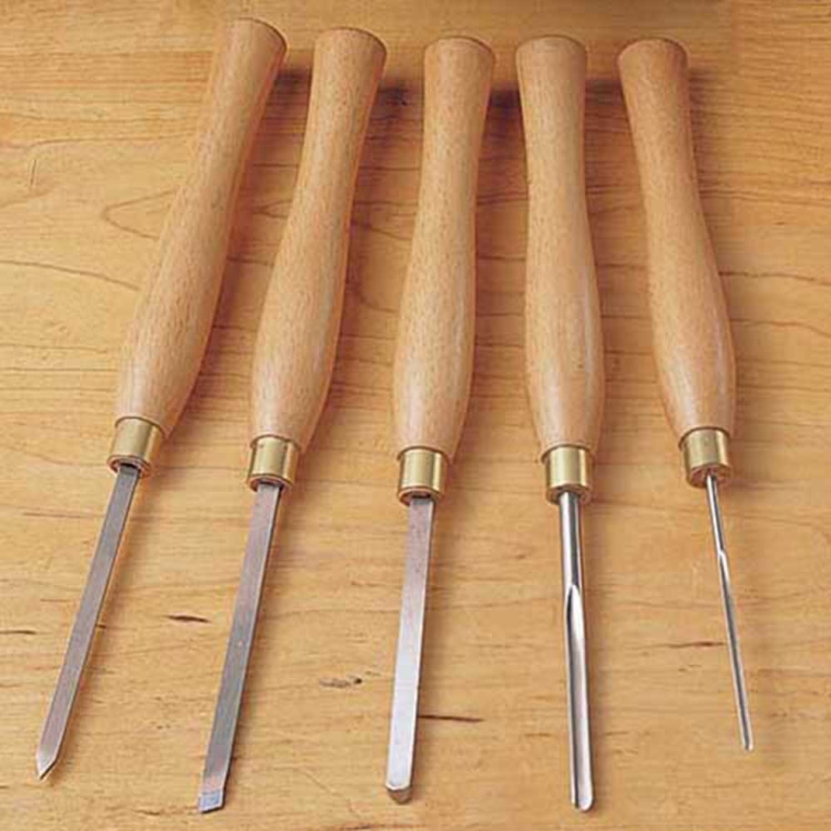 Crown 5-piece Mini Turning Tool Set - full pic 