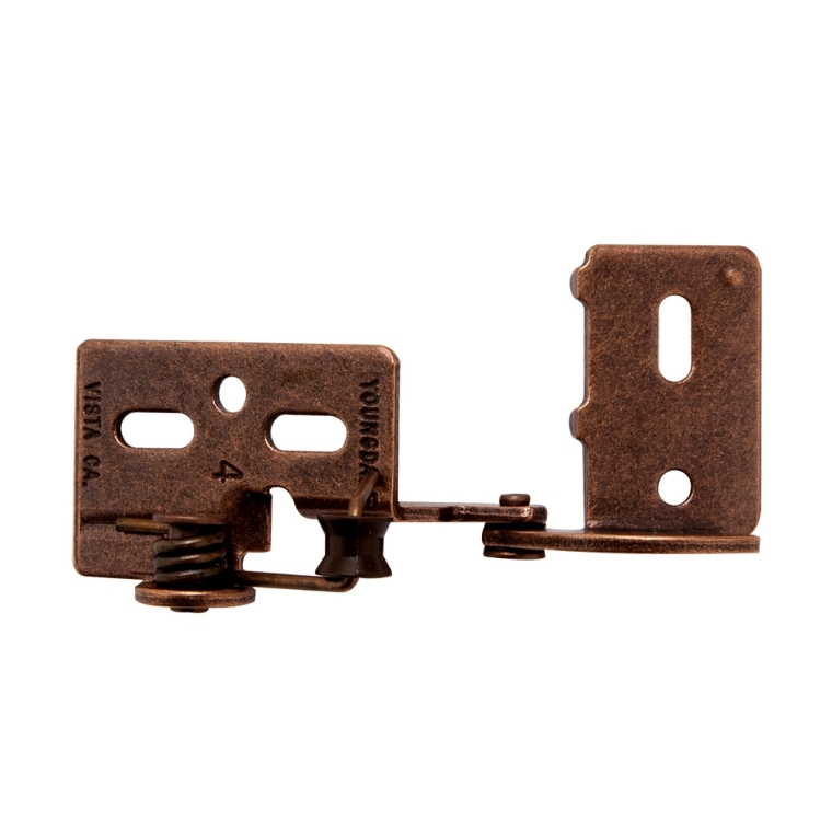 Snap-Closing Semi-Concealed Hinges - For 3/8" Inset Doors (#4) - full pic 