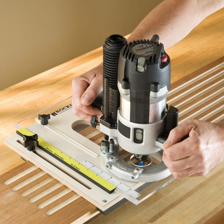 Rockler Router Fluting Jig  - full pic 