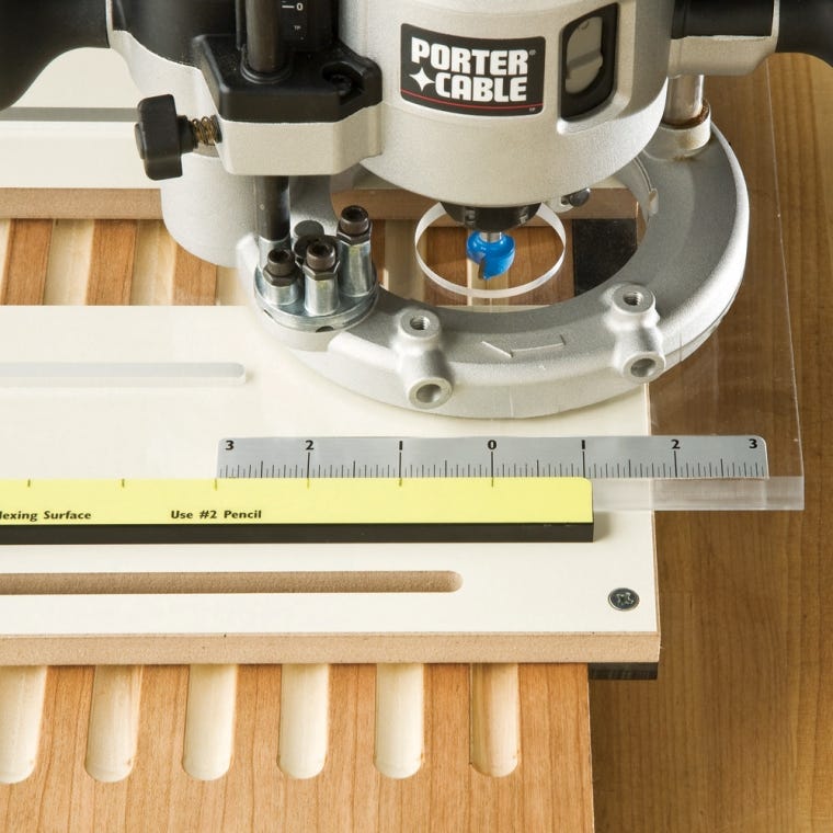 Rockler Router Fluting Jig  - full pic 