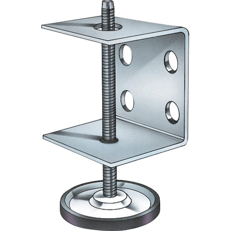 Rockler U Bracket Leveler Adjustable Support - full pic 