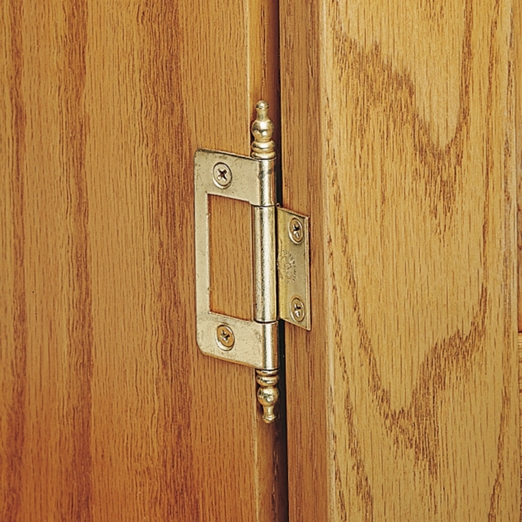 Non-Mortise Hinges-With Finial - full pic 