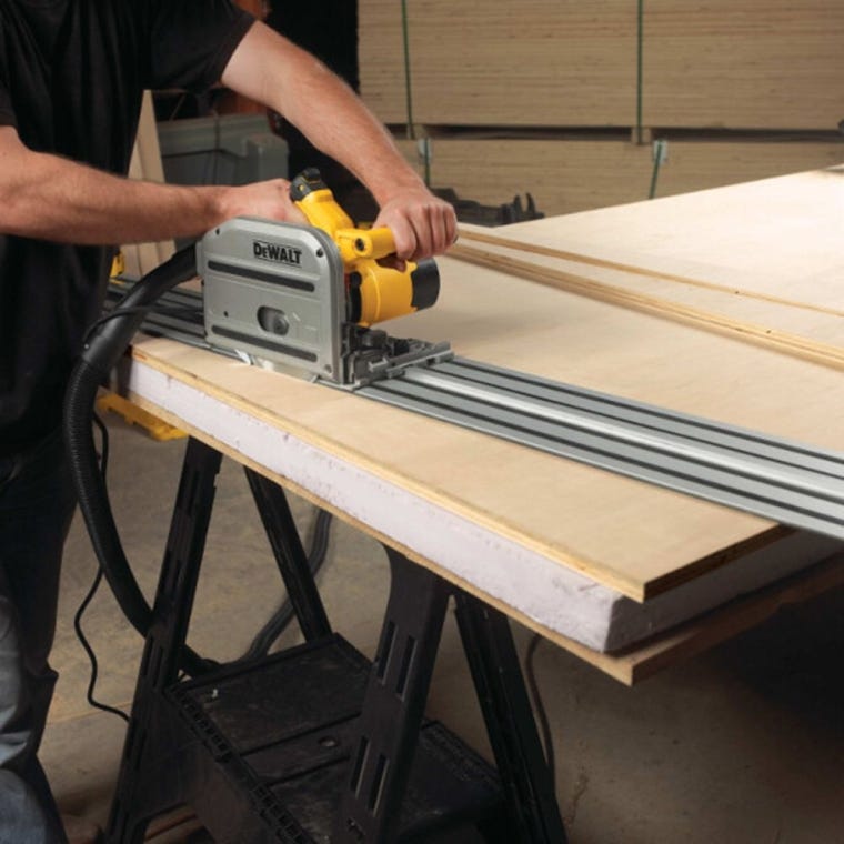 Dewalt DWS520K Heavy-Duty 6-1/2 165mm TrackSaw Kit - full pic 