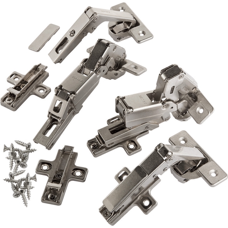 Salice&reg; Frameless Pie-Corner Cabinet Hinge Kit - full pic 