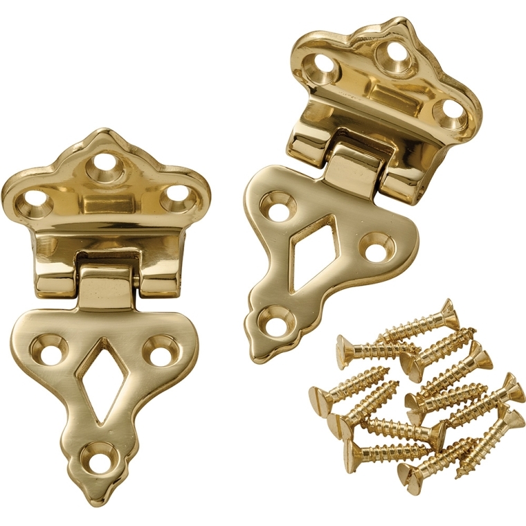 Solid Brass Icebox Hardware-Choose style - full pic 