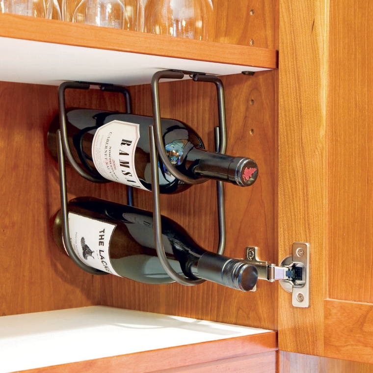 Rev-A-Shelf Under Cabinet Wine Bottle Rack (3250 Series) - full pic 