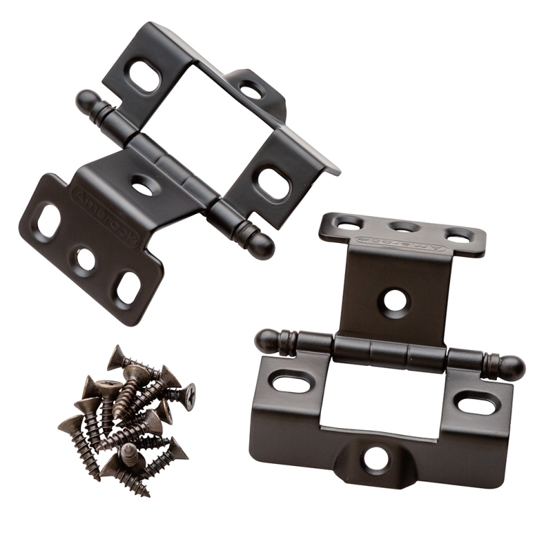 Ball-Tip Full Back-to-Back Wrap-Around Inset Hinges - full pic 