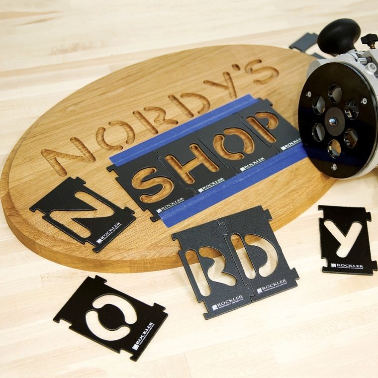Rockler Interlock Signmaker's Template Kits, Comic Sans Font - full pic 