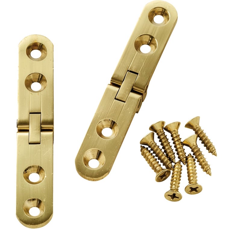 Twin Pin Sewing Machine Hinges - Select Option - full pic 
