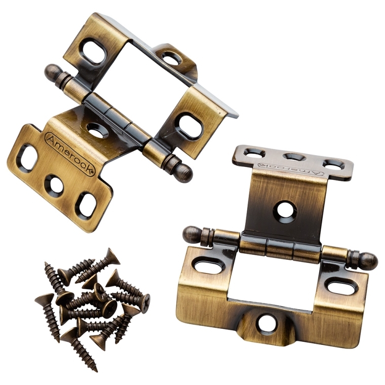 Ball-Tip Full Back-to-Back Wrap-Around Inset Hinges - full pic 