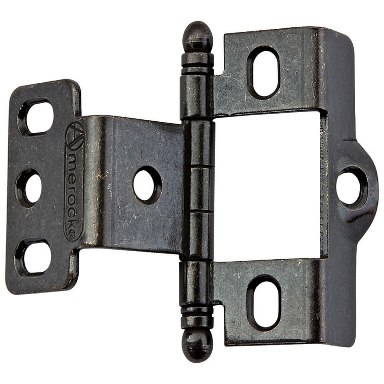 Ball-Tip Full Back-to-Back Wrap-Around Inset Hinges - full pic 