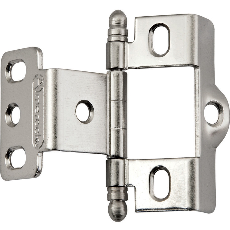 Ball-Tip Full Back-to-Back Wrap-Around Inset Hinges - full pic 