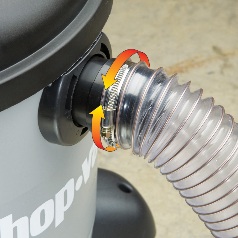 Rockler 2-1/2'' Swiveling Hose Adapter for Shop Vacuums - full pic 