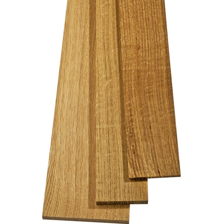 Quarter-Sawn White Oak by the Piece, 1/2'' Thickness - full pic 