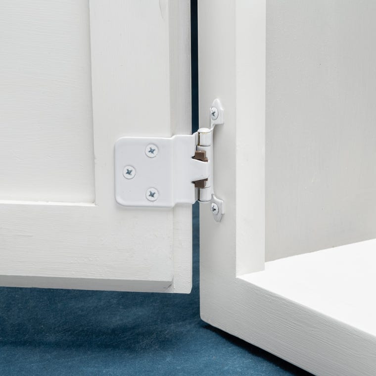 Surface-Mount 3/8" Inset Hinge, Pair - full pic 