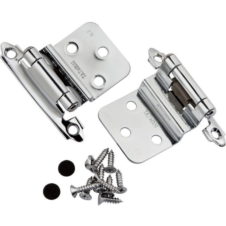 Surface-Mount 3/8" Inset Hinge, Pair - full pic 