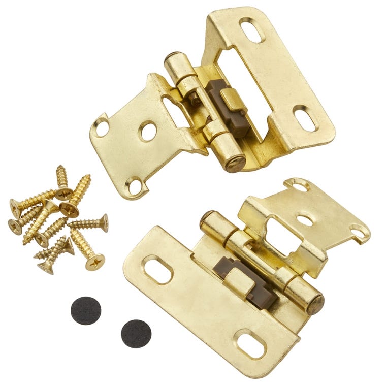 Overlay Hinges &mdash; 1/4"  Overlay - full pic 