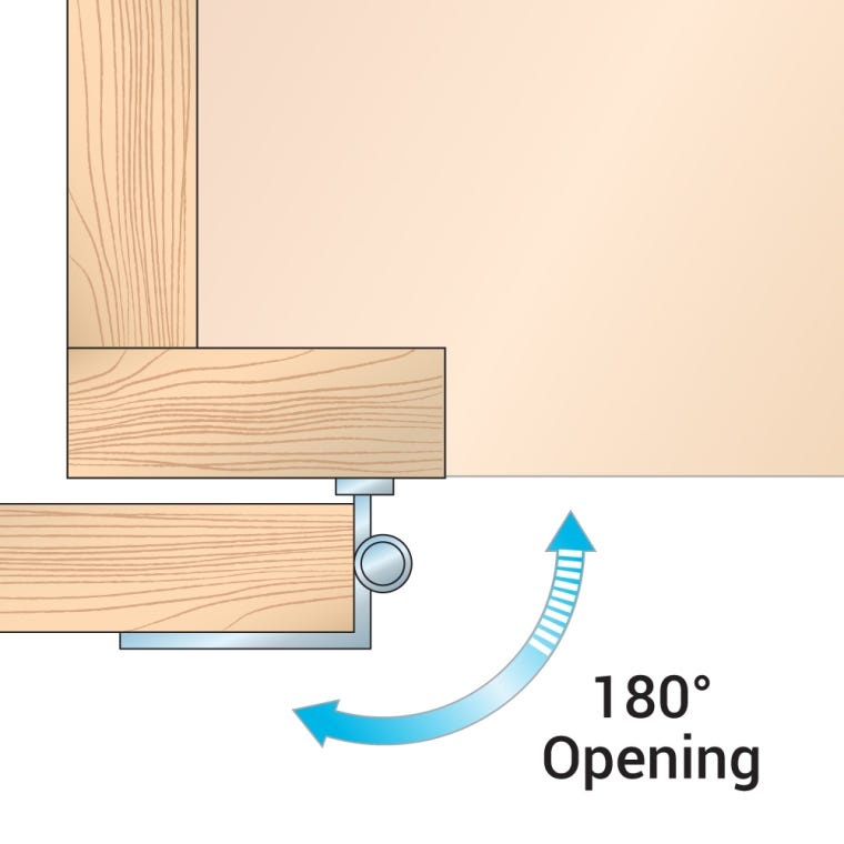 Variable Overlay Decorative Hinges - full pic 