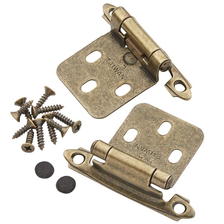 Variable Overlay Decorative Hinges - full pic 