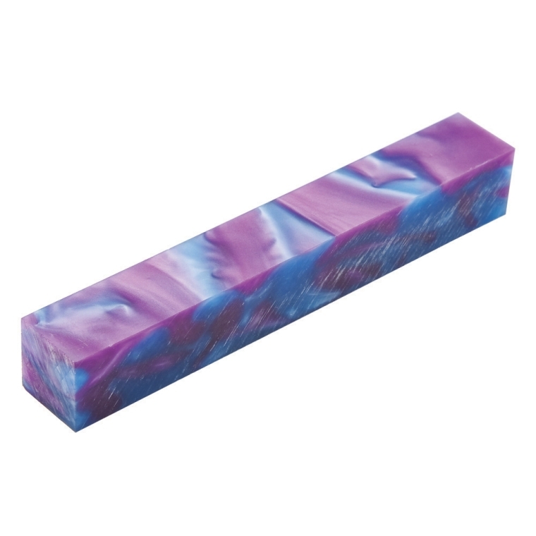Acrylic Acetate Pen Blank, Turbulent Waters  - full pic 