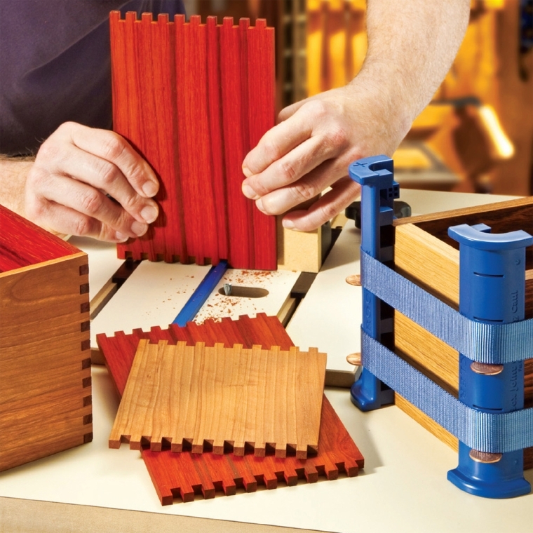 Box Joint Cauls - full pic 