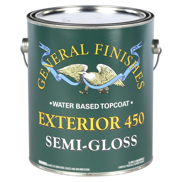 General Finishes Exterior 450 Water-based Top Coat Semi-Gloss - main pic