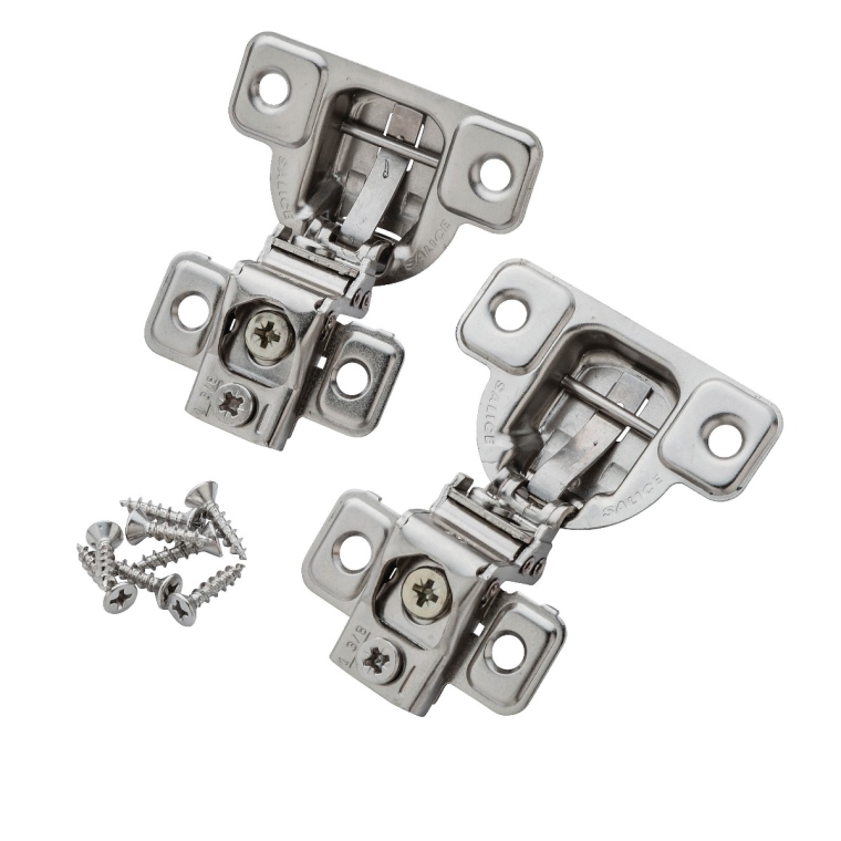 Salice 106&reg; Compact Hinge with Snap Close technology  for Face Frame Cabinets - Nickel - full pic 